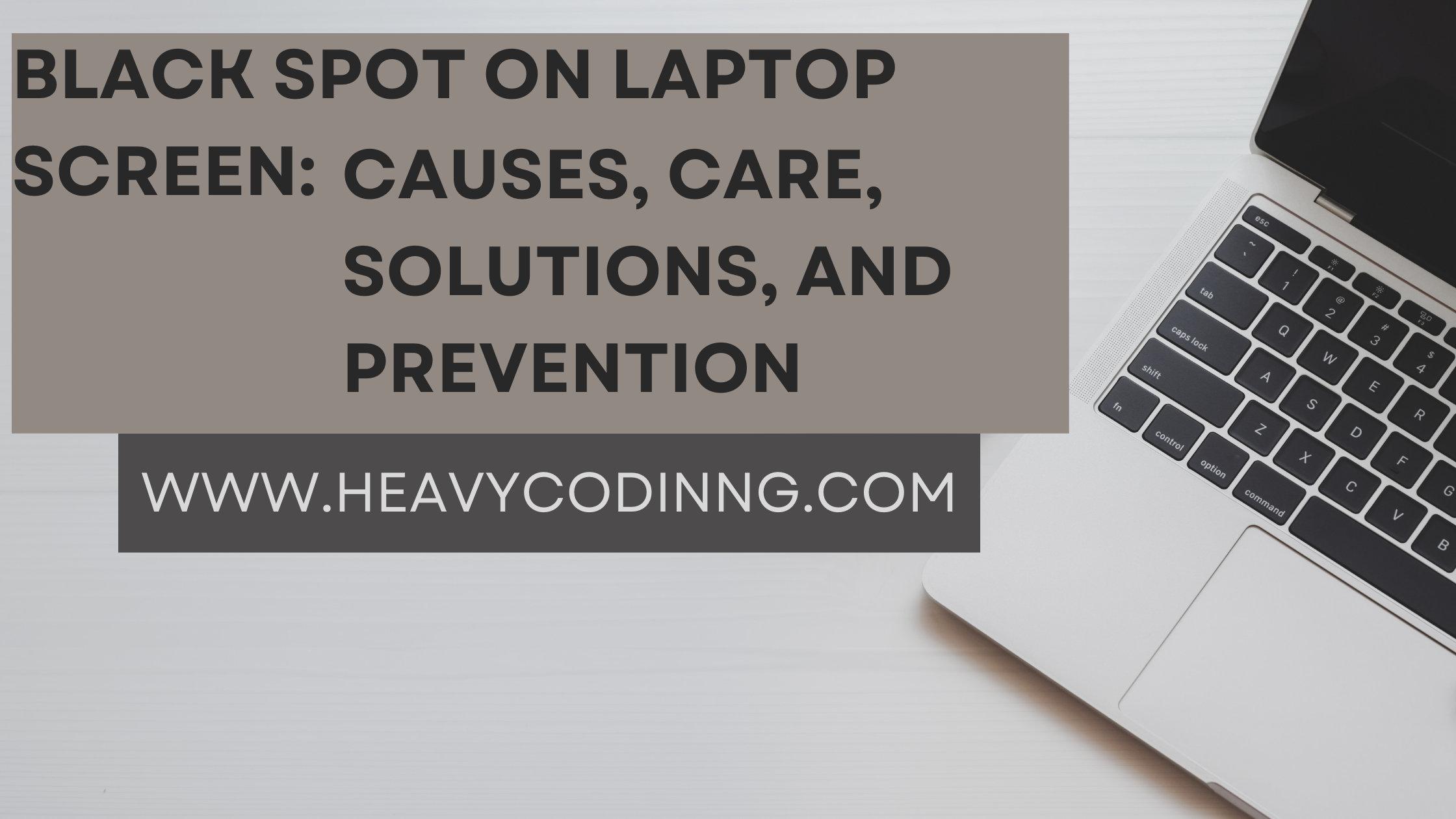 Read more about the article Black Spot on Laptop Screen: Causes, Care, Solutions, and Prevention