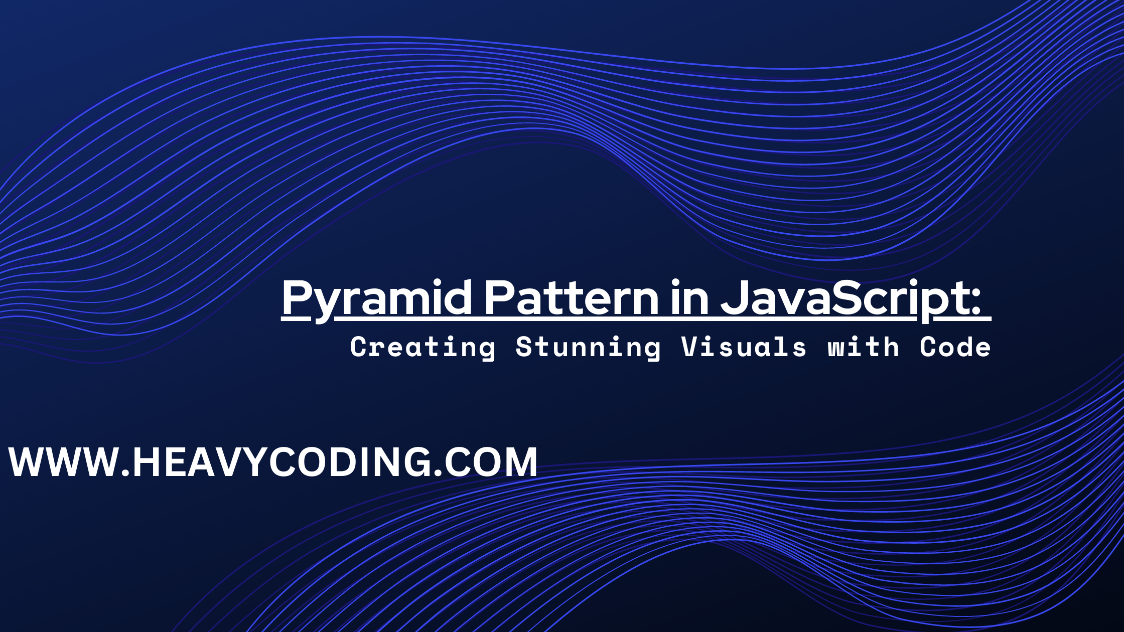 Read more about the article Pyramid Pattern in JavaScript: Creating Stunning Visuals with Code